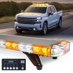 Xprite 48 Inch LED Emergency Strobe Light Bar