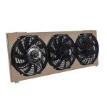Alloyworks Aluminum Radiator Shroud with 3 Fans