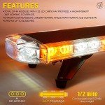 Xprite 48 Inch LED Emergency Strobe Light Bar