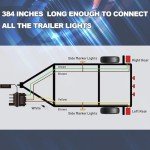 32FT 4 Pin Trailer Wiring Harness Kit