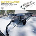 Xprite 48 Inch LED Emergency Strobe Light Bar