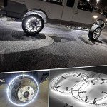 17in LED Wheel Ring Lights with Remote Control