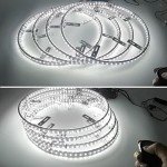 17in LED Wheel Ring Lights with Remote Control