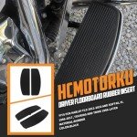 Harley Motorcycle Front Rubber Floorboard Foot Pegs