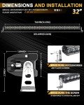 COLIGHT 32" LED Off-Road Light Bar 22000 LM