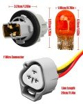 Headlight Turn Signal Bulb Socket Harness Set