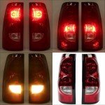 Amber Headlight and Tail Light Combo for Chevy Silverado