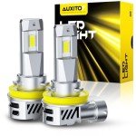 AUXITO H11 LED Bulbs - 25000LM Bright White 2-Pack