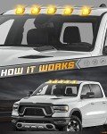 HERCOO 5PCS Amber LED Cab Marker Lights