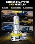 AUXITO H11 LED Bulbs - 25000LM Bright White 2-Pack