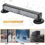 BooYu Battery Powered Emergency Strobe Light Bar