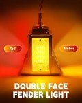 ASNOO 2PCS LED Amber/Red Turn Signal Lights