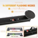 BooYu Battery Powered Emergency Strobe Light Bar