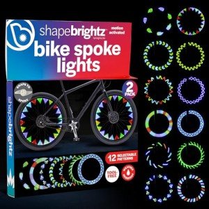 Color-Changing LED Bike Wheel Light Decorations