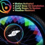 Color-Changing LED Bike Wheel Light Decorations
