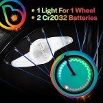 Color-Changing LED Bike Wheel Light Decorations