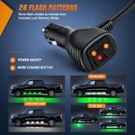 Nilight 2PCS 70 Inch LED Emergency Strobe Lights