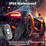 6PCS Wireless LED Strobe Lights with Remote Control