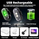 6PCS Wireless LED Strobe Lights with Remote Control