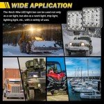48W Waterproof LED Truck Work Light Pods