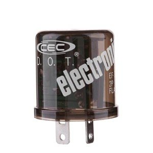 12V Heavy Duty Electronic Flasher Relay - 2-Pin