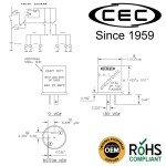 12V Heavy Duty Electronic Flasher Relay - 2-Pin