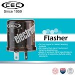 12V Heavy Duty Electronic Flasher Relay - 2-Pin
