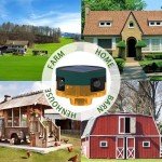 Solar Motion Sensor Alarm with Dog Barking Sounds