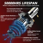 5.75" Round Headlight Housing with H4 Bulbs