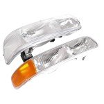 Crystal Headlight Assembly for 99-02 Chevy Silverado