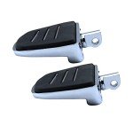 FATECIM Chrome Mini Foot Pegs for Harley Motorcycles
