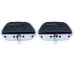 FATECIM Chrome Mini Foot Pegs for Harley Motorcycles