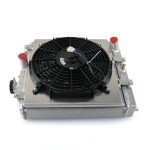 FRZAuto Aluminum Radiator with Fan for Honda Civic