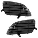 Matte Black Fog Lamp Covers for 2010-2011 Camry