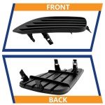 Matte Black Fog Lamp Covers for 2010-2011 Camry
