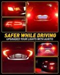 AUXITO Red LED Bulbs for Brake and Signal Lights