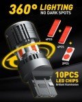 AUXITO Red LED Bulbs for Brake and Signal Lights