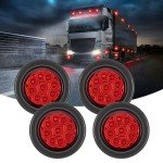 4-Pack 2-Inch Waterproof LED Side Marker Lights