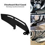 HDBUBALUS Motorcycle Floorboard Heel Guard for Harley