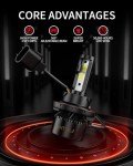 FANTELI H13 LED Bulbs Pack of 2 - 34000LM