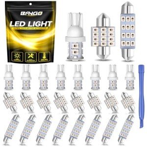 BANGO 24-Piece Super Bright LED Interior Lights Kit