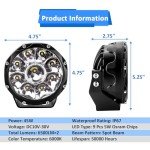5-Inch LED Light Pods for Trucks and SUVs