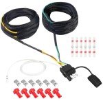 40FT 4 Pin Trailer Wiring Harness and Light Kit