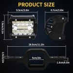 4 Inch LED Hitch Lights with Mounting Brackets