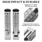 Foldable Motorcycle Foot Pegs - Universal Fit