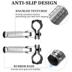 Foldable Motorcycle Foot Pegs - Universal Fit