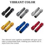 Foldable Motorcycle Foot Pegs - Universal Fit