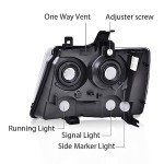 G-PLUS Chevy Tahoe Suburban Headlight Assembly Set