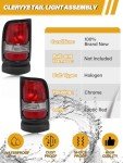 Dodge RAM Tail Light Assembly Pair (1994-2001)