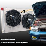 CoolingSnow Radiator for Chevy Models 1971-1990
